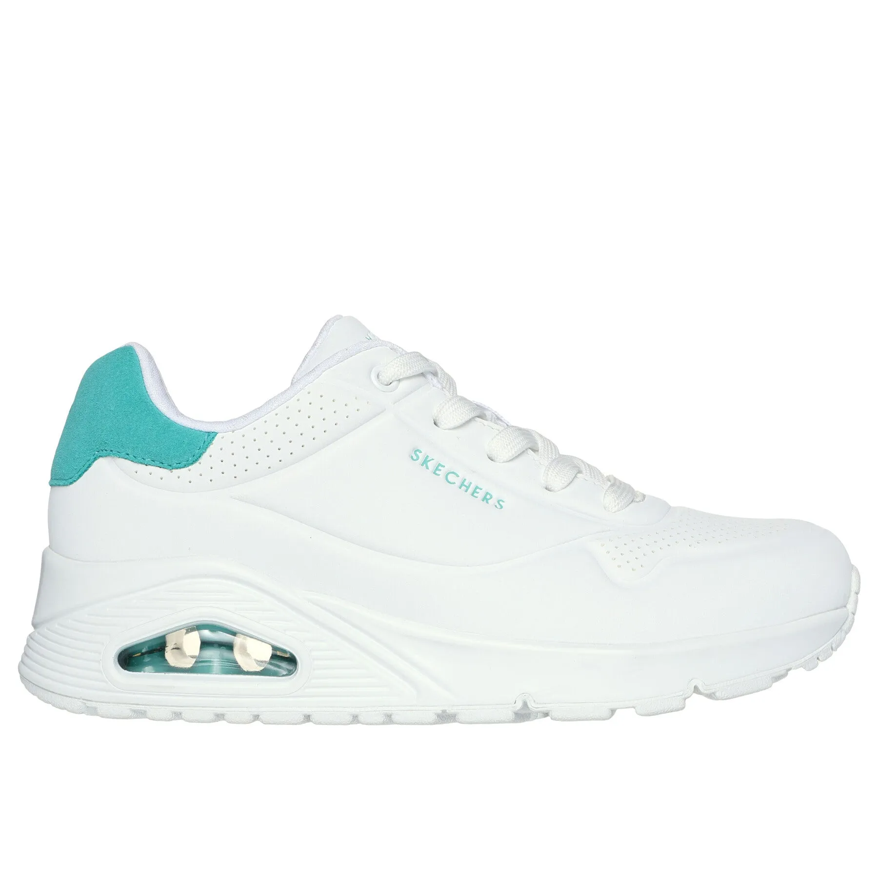 Scarpe da Donna SKECHERS Art. 177092WMNT Sneakers WHITE MINT casual