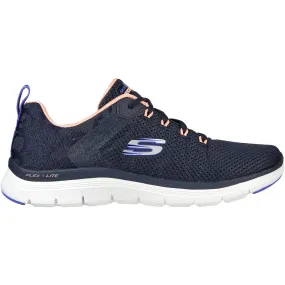 Skechers Flex Appeal 4.0 Elegant Ways Womens Training Shoes - Navy