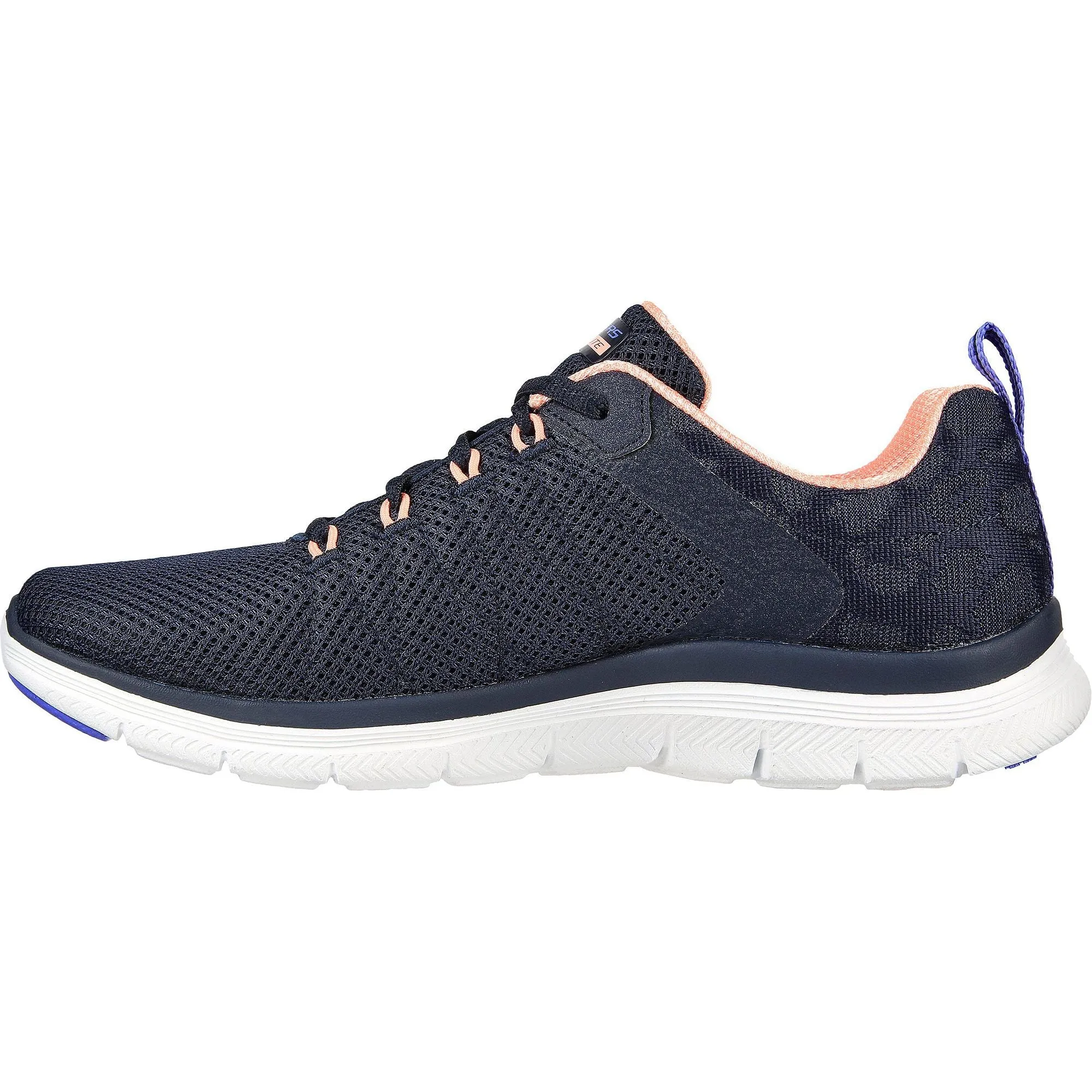 Skechers Flex Appeal 4.0 Elegant Ways Womens Training Shoes - Navy