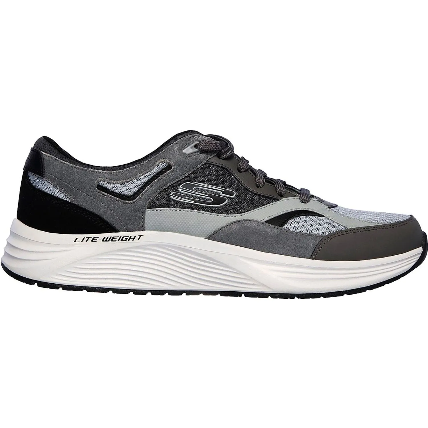 Skechers men's sneakers Skyline Alphaborne 52968 GYBK grey-black