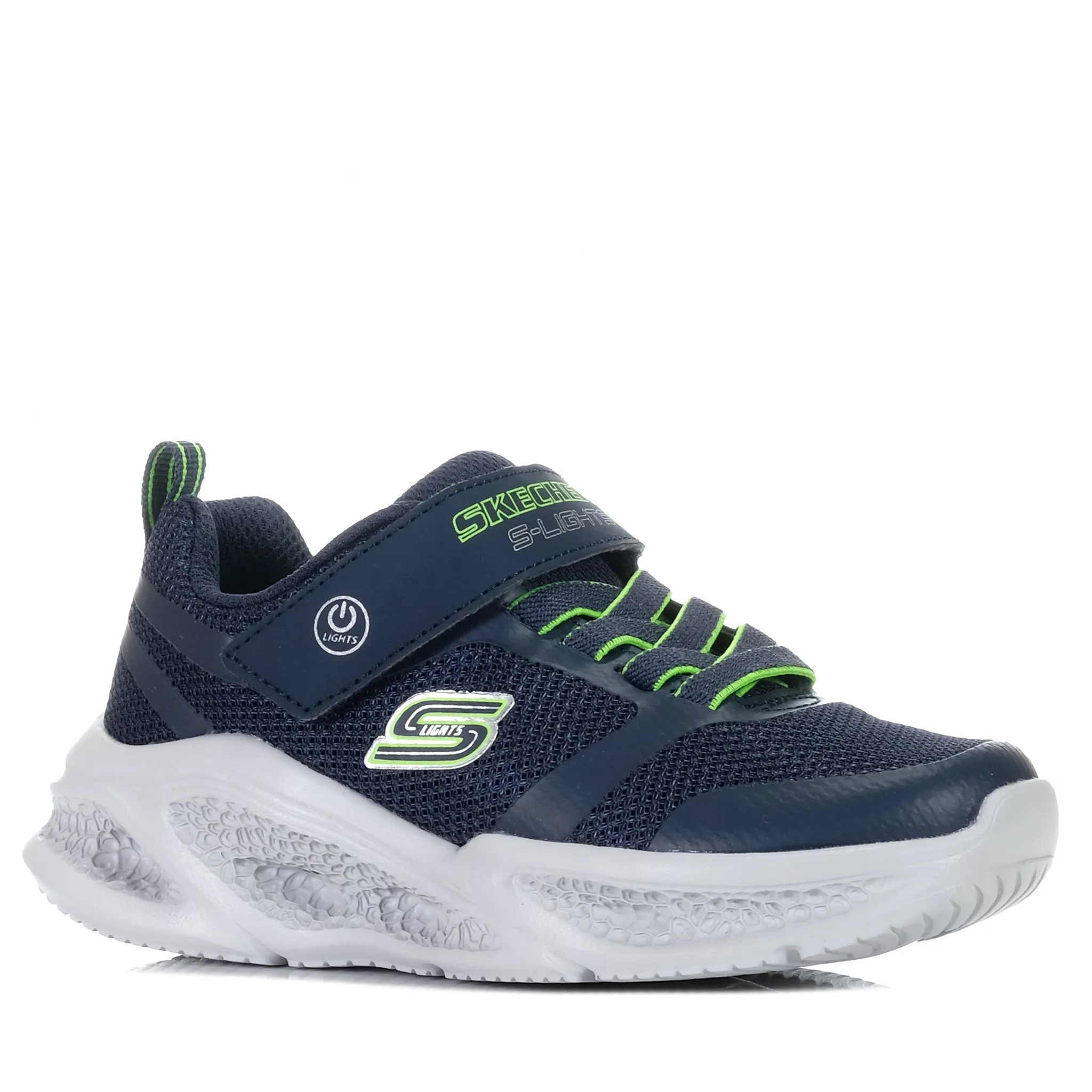 Skechers Meteor-Lights 401675L Navy/Lime