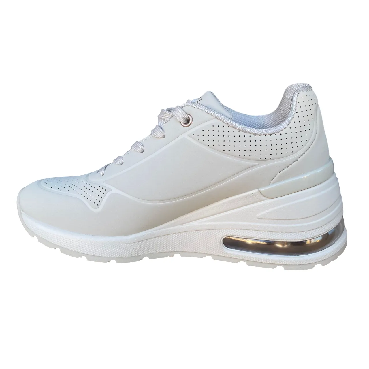 Skechers Million Air Elevated women's sneakers shoe 155401/OFWT off white