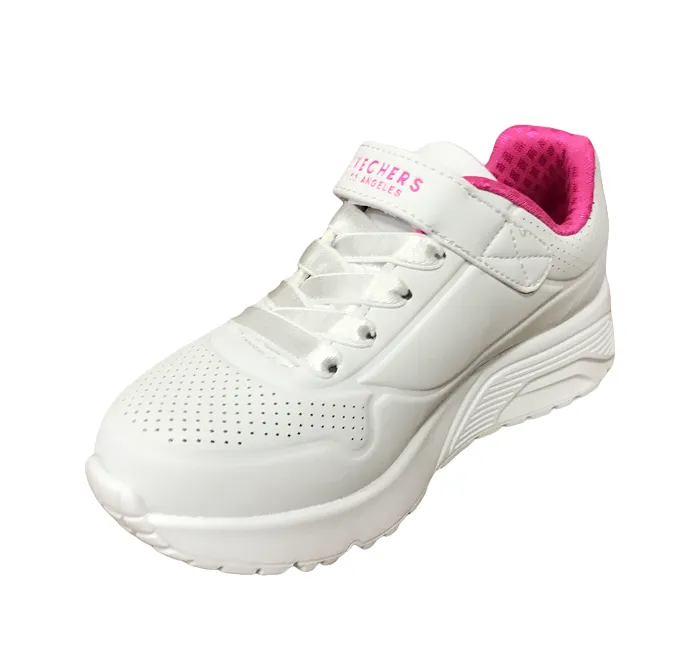 Skechers Uno Lite 310451L WHP white-pink girls' sneakers