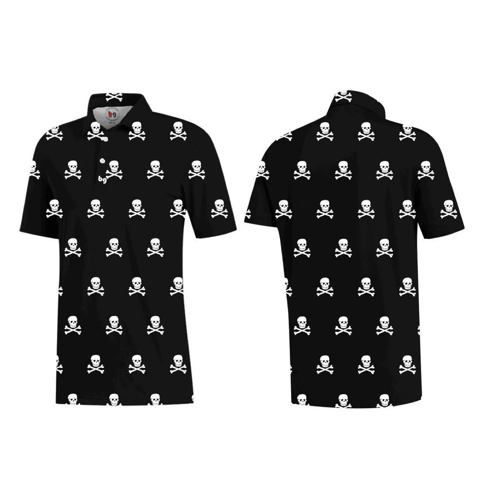 Skull and Crossbones Men's Polo