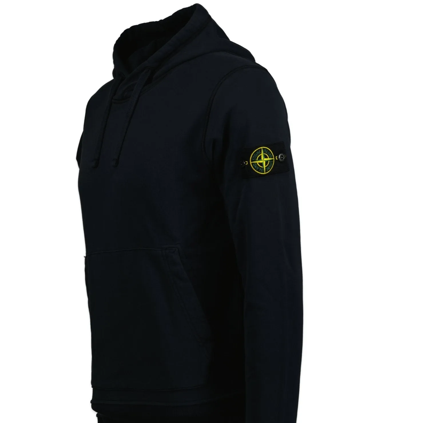 Stone Island Cotton Hooded Sweatshirt Navy