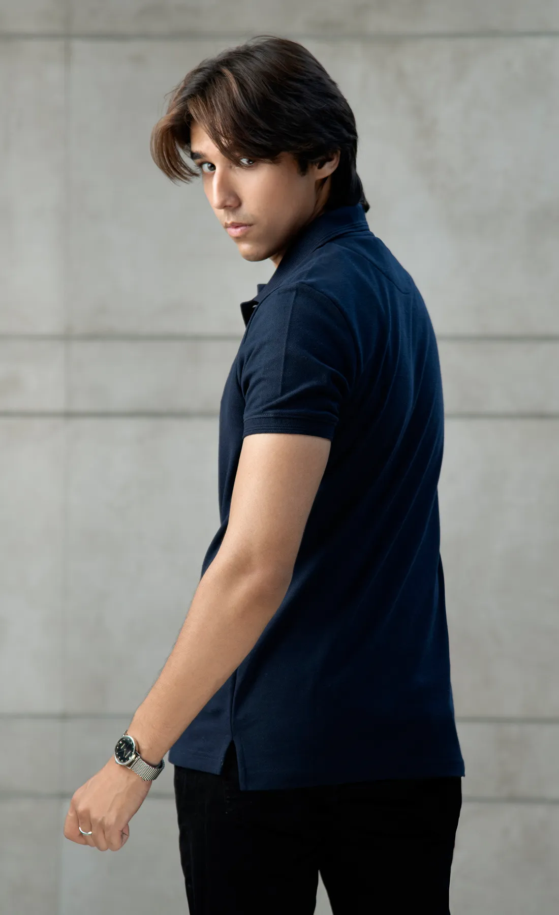 Streetela Blue Basic Polo