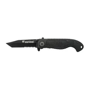 SW-CKTACBSD NAVAJA PLEGABLE SPECIAL TACTICAL CON HOJA TANTO NEGRO MARCA SMITH&WESSON