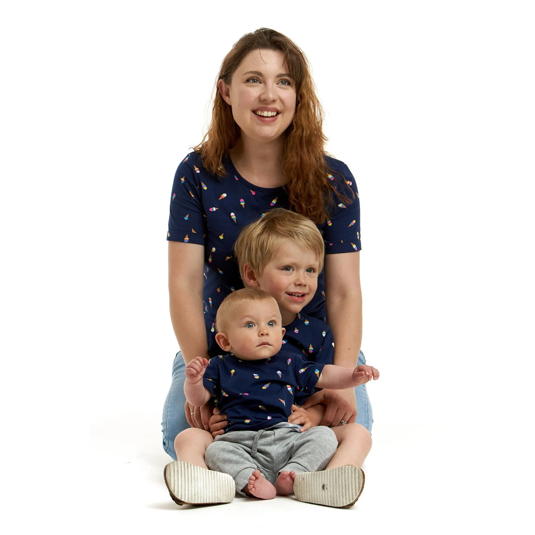 The Izzy Mumma Breastfeeding Tee - Ice Cream Print