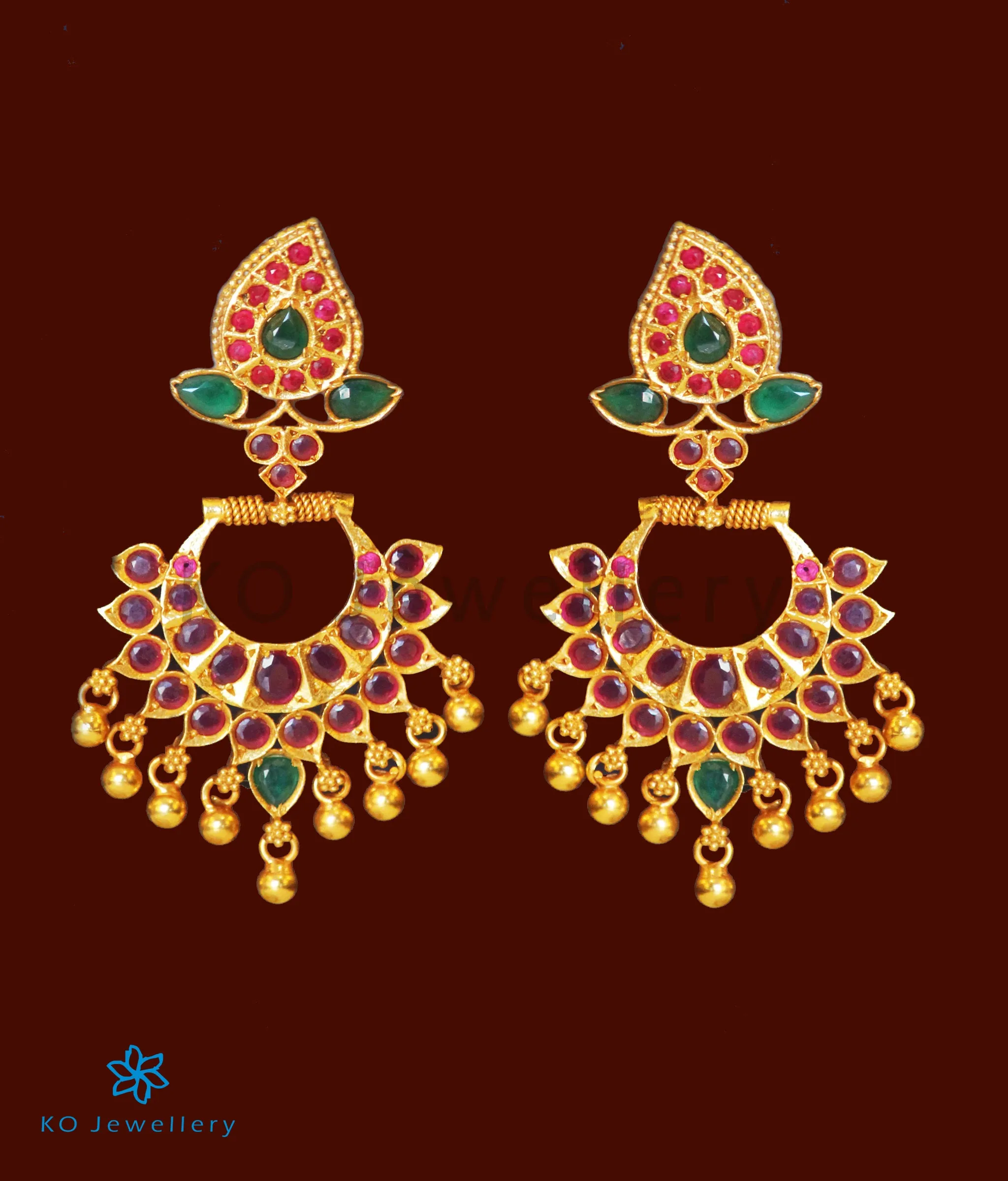 The Pratihara Silver Chand Bali Earrings