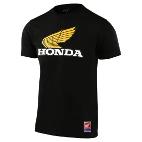 TLD Honda Retro Wing Tee Black